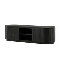 Nest living Devin Houten TV meubel - B 160 cm - Zwart - thumbnail