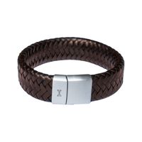 AZE Jewels Armband Vast Iron Jack Brown - thumbnail