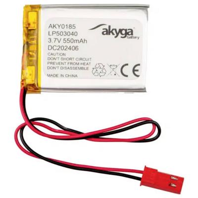 Akyga LP503040 Accupack Batterijgrootte: Speciaal LiPo 3.7 V 550 mAh