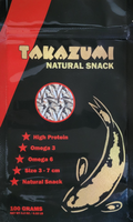 Takazumi Sprotten 100g - Eiwitrijke Natuurlijke Visvoeding met Omega-3/6 voor Vijvervissen