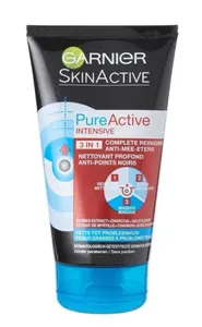 Garnier SkinActive 3in1 Reiniging - Pure Active Char­co­al 150 ml