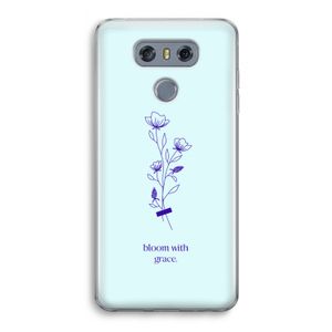 Bloom with grace: LG G6 Transparant Hoesje