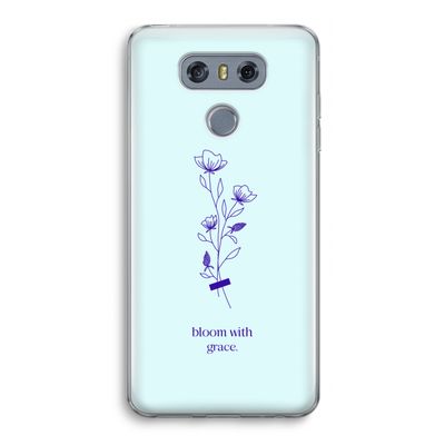 Bloom with grace: LG G6 Transparant Hoesje