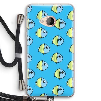 Visjes: HTC U Play Transparant Hoesje met koord