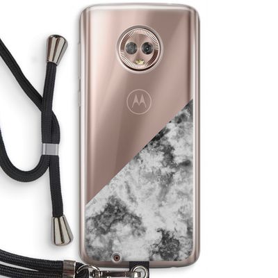 Onweer: Motorola Moto G6 Transparant Hoesje met koord