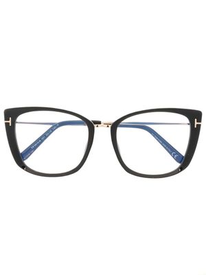 TOM FORD Eyewear lunettes de vue à monture papillon - Noir
