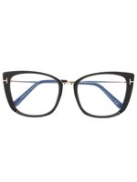 TOM FORD Eyewear lunettes de vue à monture papillon - Noir