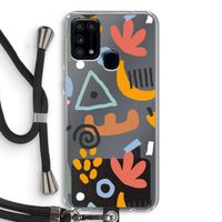 Abstract: Samsung Galaxy M31 Transparant Hoesje met koord