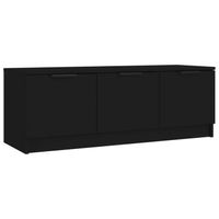 vidaXL Tv-meubel 102x35x36,5 cm bewerkt hout zwart - thumbnail