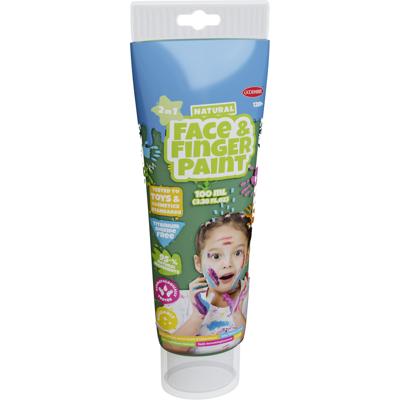Boti Natural face & fingerpaint tube - groen, 100ml