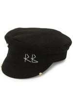 Ruslan Baginskiy casquette gavroche à logo - Noir - thumbnail