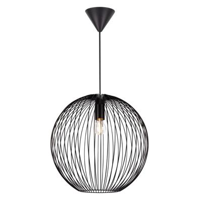 Nordlux Beroni 45 kooi hanglamp zwart E27 fitting 45 cm