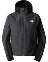The North Face Athletic Outdoor Hoodie Jas Dames Softshell Asphalt Grey-Tnf Black M