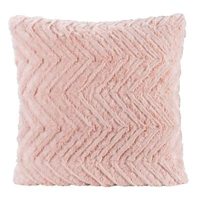 2e Halve Prijs Leen Bakker - Sierkussen Monica - 45x45 Cm - Polyester - Roze