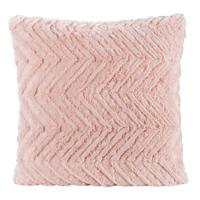 2e Halve Prijs Leen Bakker - Sierkussen Monica - 45x45 Cm - Polyester - Roze