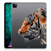 Tablethoes iPad Pro 12.9 (2020) | iPad Pro 12.9 (2021) Watercolor Tiger