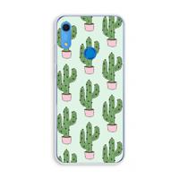 Cactus Lover: Huawei Y6s Transparant Hoesje