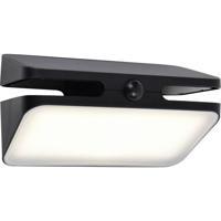 ECO-Light LED-Solar-Aussenwandl. mit BWM AERO 6919501330 Wandlamp op zonne-energie LED 8.6 W Zwart (mat)