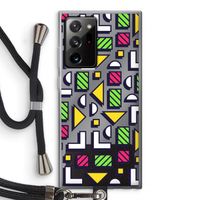8-bit N°4: Samsung Galaxy Note 20 Ultra / Note 20 Ultra 5G Transparant Hoesje met koord