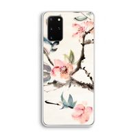 Japanse bloemen: Samsung Galaxy S20 Plus Transparant Hoesje
