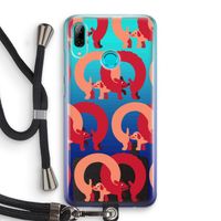 Dogs: Huawei P Smart (2019) Transparant Hoesje met koord