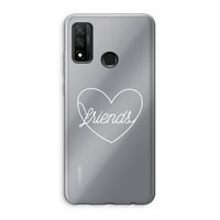 Friends heart pastel: Huawei P Smart (2020) Transparant Hoesje