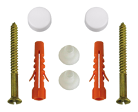 Cornat Wc-Bevestiging-Set Kompleet Wit - T364700