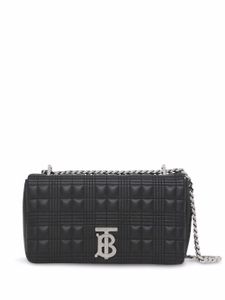 Burberry petit sac porté épaule Lola en peau d'agneau - Noir