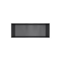 Hotbath &MORE Inbouwbox of inbouwnis - 30x80x10 - Geborsteld zwart PVD BOX080MBP
