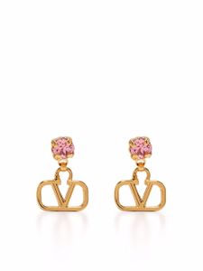 Valentino Garavani boucles d'oreilles VLogo Signature serties de cristaux