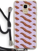 Bacon to my eggs #2: Samsung Galaxy J6 (2018) Transparant Hoesje met koord