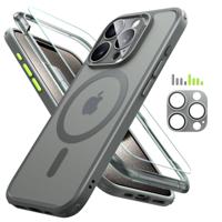 iPhone 15 Pro Max Classic Pro Case (HaloLock) Set Frosted Grey