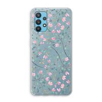 Sierlijke bloemen: Samsung Galaxy A32 4G Transparant Hoesje