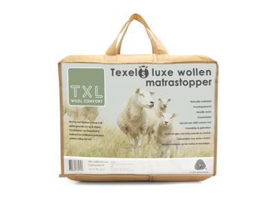 TXL Comfort Wollen matrasbeschermer 140 x 200-210 cm