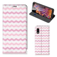Samsung Xcover Pro | Hoesje met Magneet | Waves Roze