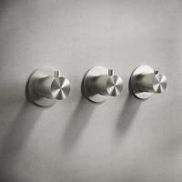 Hotbath Archie Afbouwdeel - Inbouw douchethermostaat met 2 stopkranen Horizontaal/verticaal RVS AR7067EXTIX