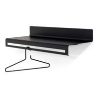 Spinder Design Sway 80 wandkapstok - zwart