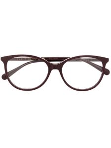 Gucci Eyewear lunettes de vue à monture ronde - Marron