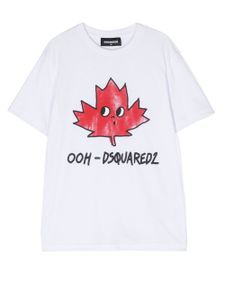 DSQUARED2 KIDS t-shirt Relax à logo imprimé - Blanc