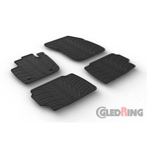 Rubbermatten passend voor Ford Mondeo 2015- (T-Design 4-delig + montageclips) GL0551