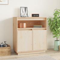Dressoir 70x34x80 cm massief grenenhout