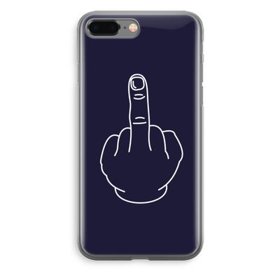 F**k U: iPhone 8 Plus Transparant Hoesje