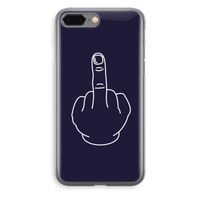 F**k U: iPhone 8 Plus Transparant Hoesje
