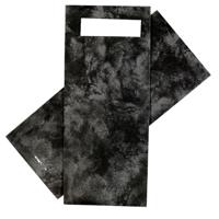 Bestekzakje iezzy 190x85mm zwart gemarmerd