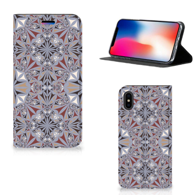 Apple iPhone X | Xs | Standcase | Flower Tiles