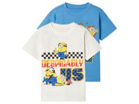 2 kinder-T-shirts (122/128, Minions)