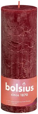 Bolsius Kaars 190X68mm Donker Rood