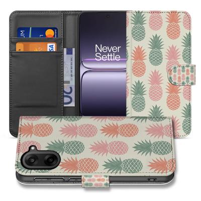 OnePlus Nord CE 5 | Book Case | & Portemonnee Hoesje met Ananas Design