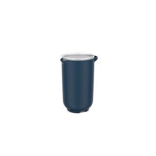 Mixbeker 1l met deksel navy