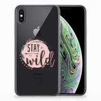 Apple iPhone Xs Max Telefoonhoesje met Naam Boho Stay Wild Apple iPhone Xs Max Telefoonhoesje met Naam Boho Stay Wild